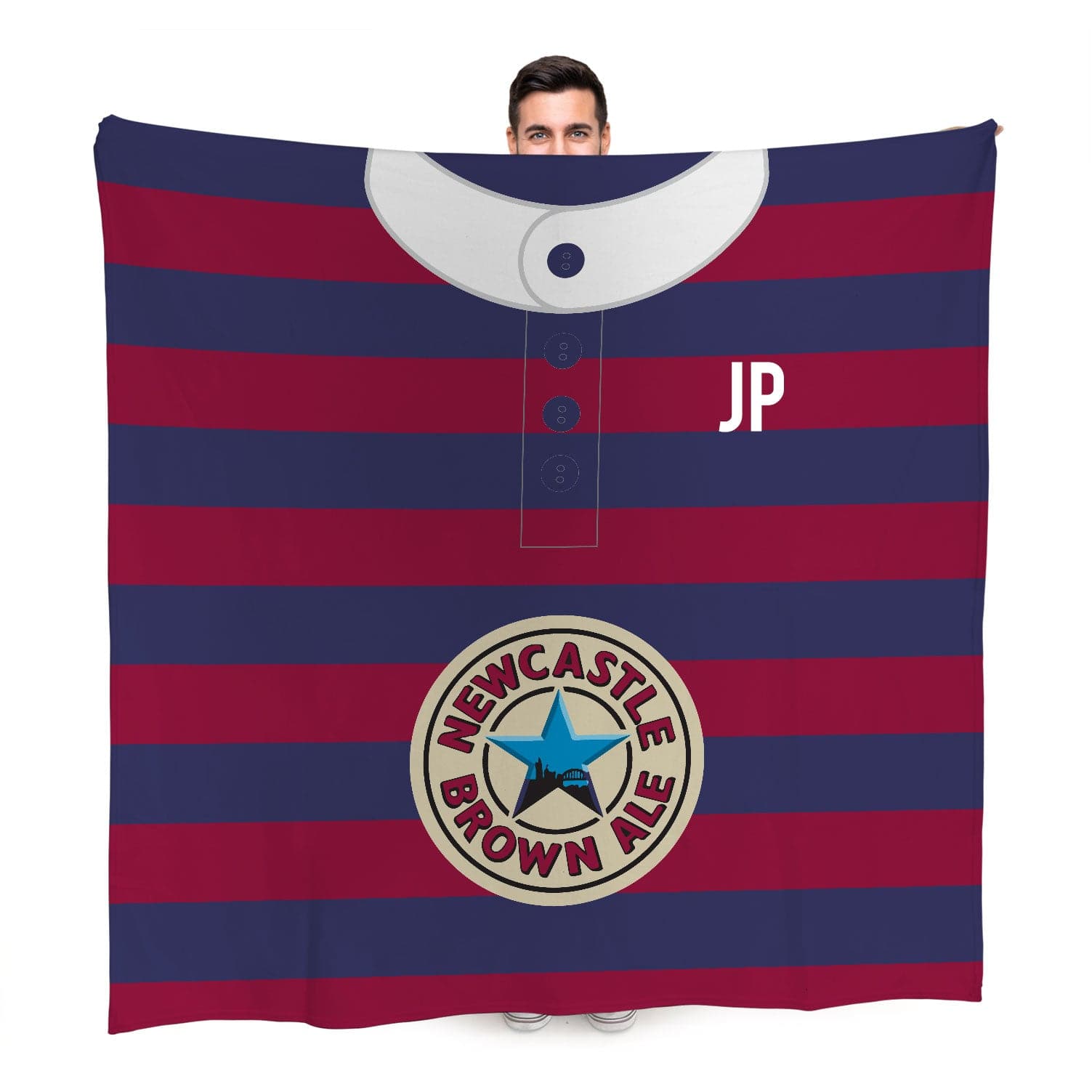 Newcastle FC - 1996 Away Shirt - Retro Fleece Blanket