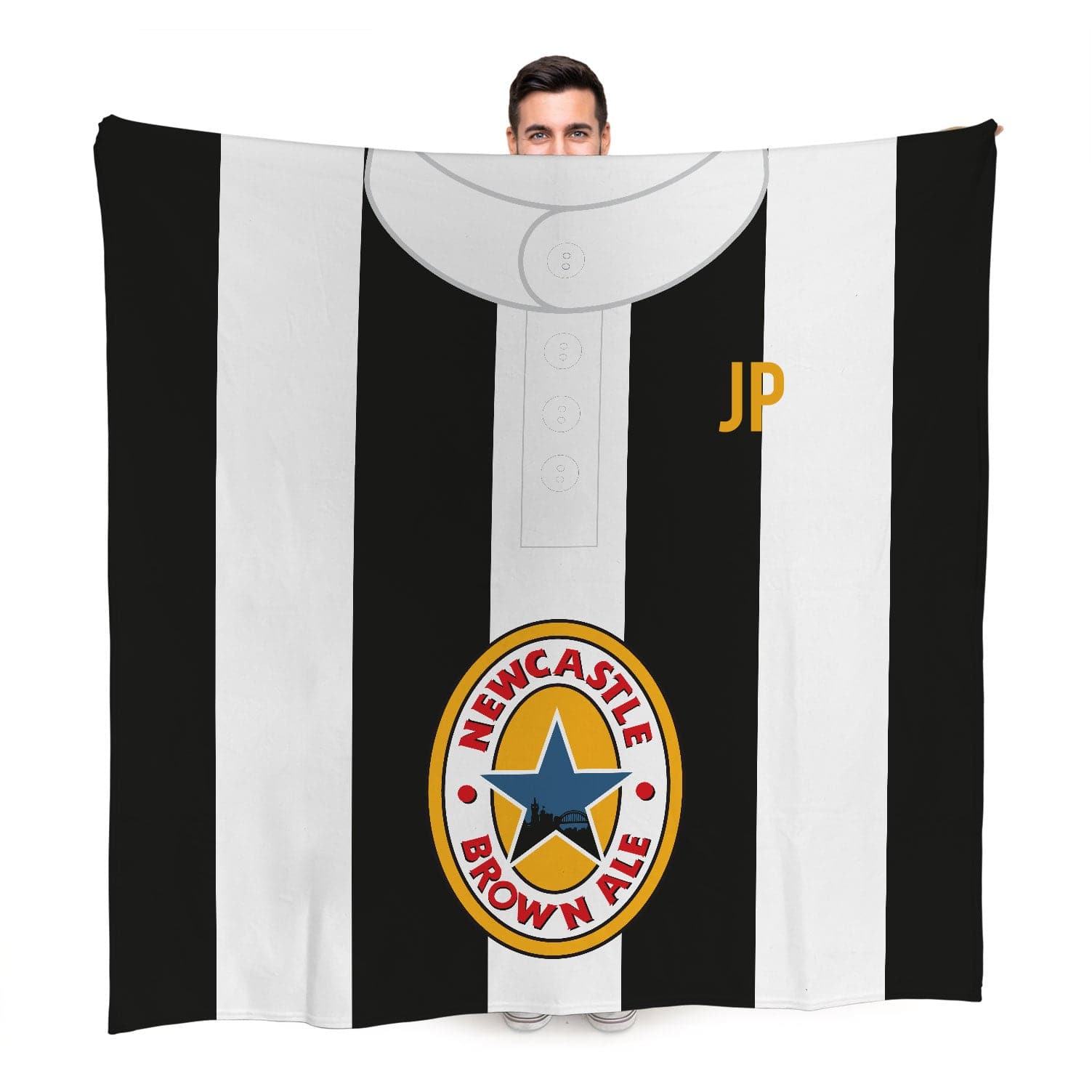 Newcastle FC - 1996 Home Shirt - Retro Fleece Blanket