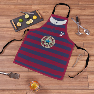 Newcastle - 1999 Home - Retro Football  Novelty Water-Resistant, Lazer Cut (no fraying) Light Weight Adults Apron