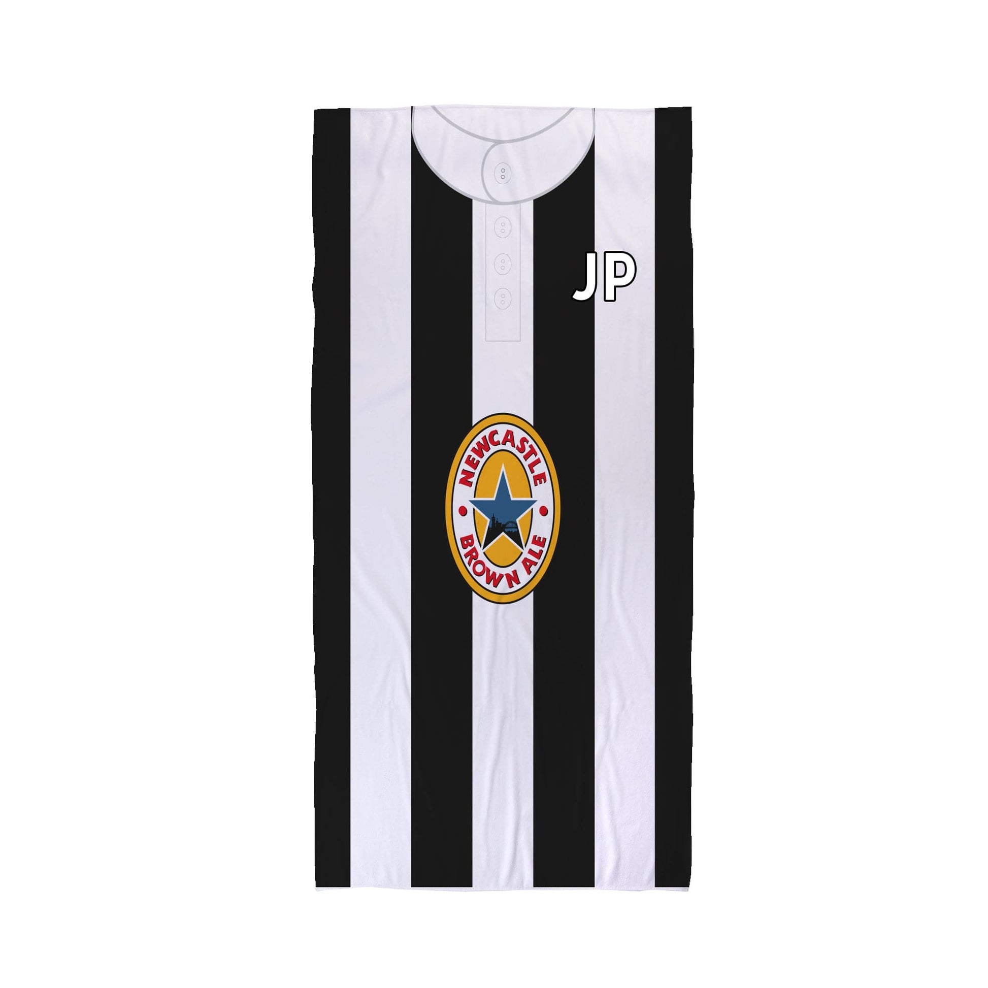 Newcastle - 1996 - Home Shirt - Personalised Vintage Beach Towel