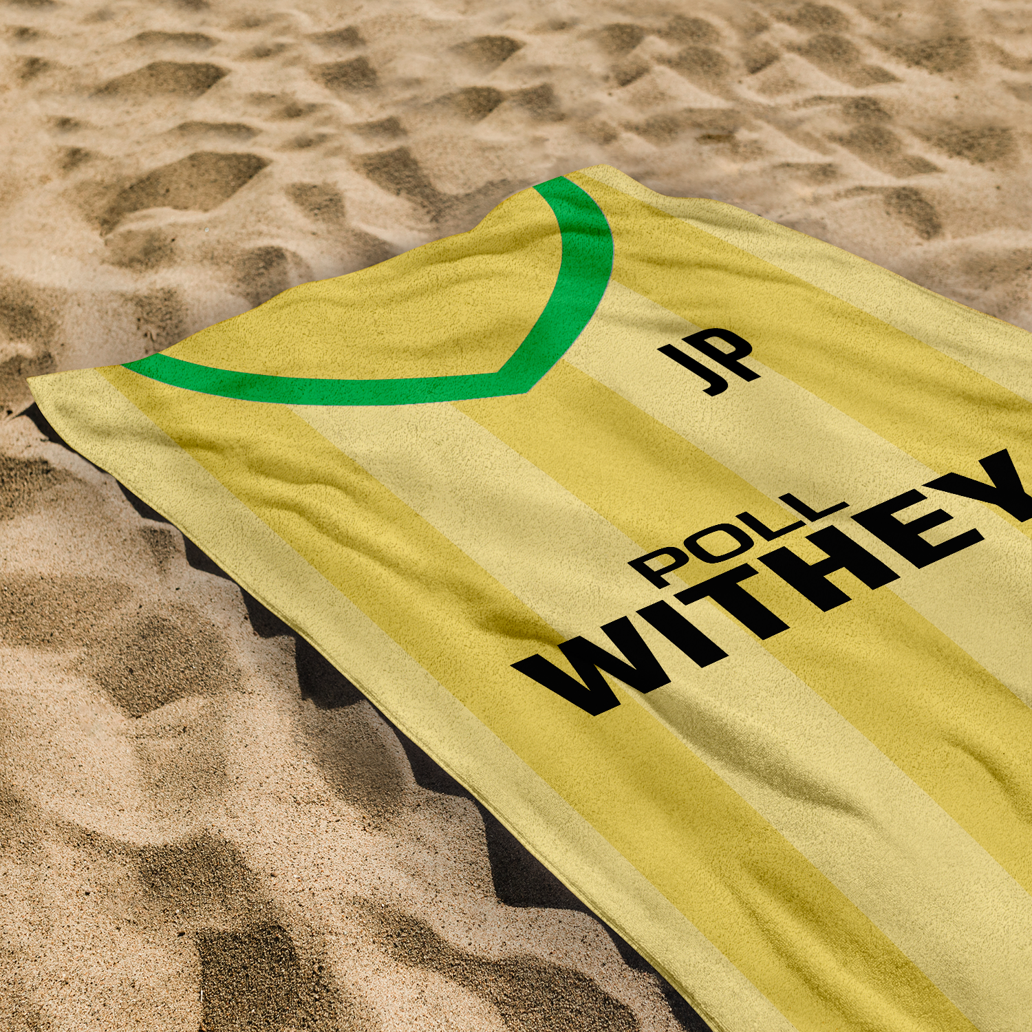 Norwich - 1985 - Home  Shirt - Personalised Vintage Beach Towel