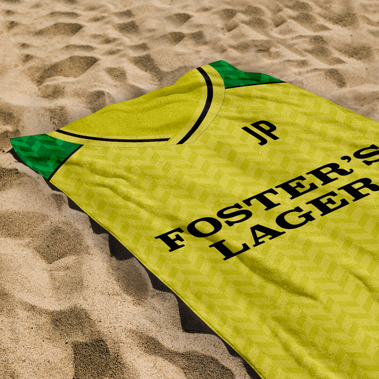 Norwich - 1986 - Home  Shirt - Personalised Vintage Beach Towel