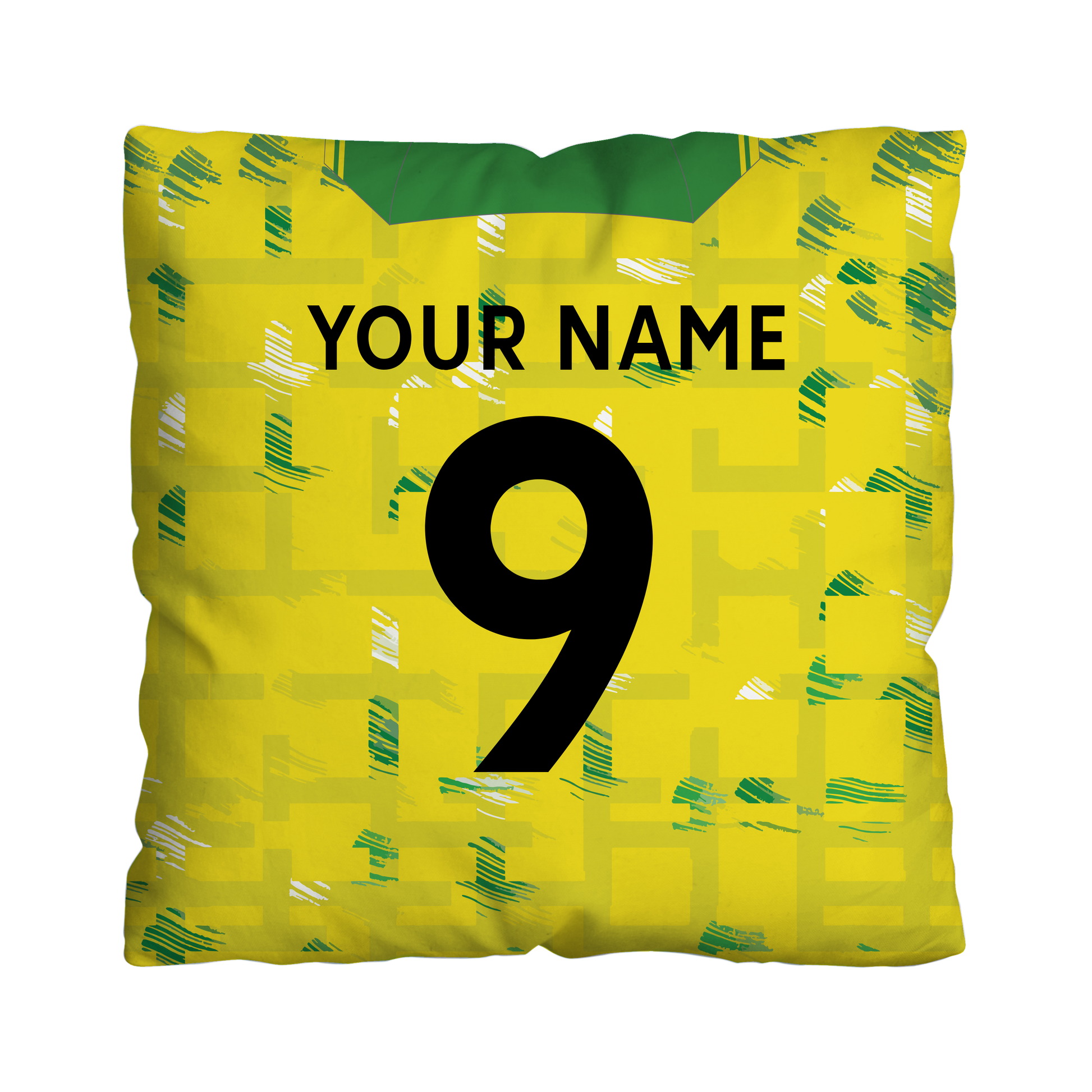 Norwich - 1994 Home Shirt - 45cm or 61cm Retro Cushion