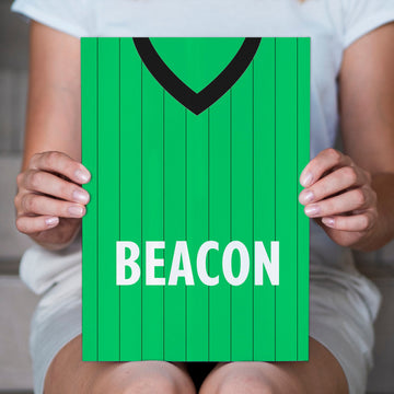 Plymouth Retro 1983 Home Retro Shirt - A4 Personalised Metal Sign Plaque - Frame Options Available