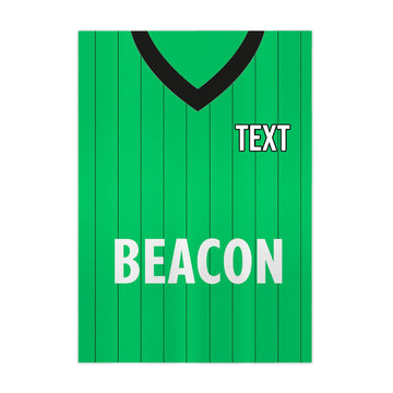 Plymouth Retro 1983 Home Retro Shirt - A4 Personalised Metal Sign Plaque - Frame Options Available