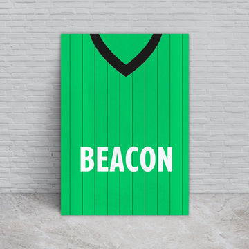 Plymouth Retro 1983 Home Retro Shirt - A4 Personalised Metal Sign Plaque - Frame Options Available