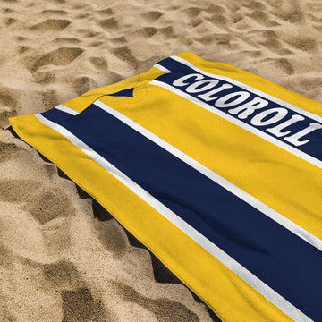 Preston - 1994 Away Shirt - Personalised Retro Lightweight, Microfibre Beach Towel - 150cm x 75cm