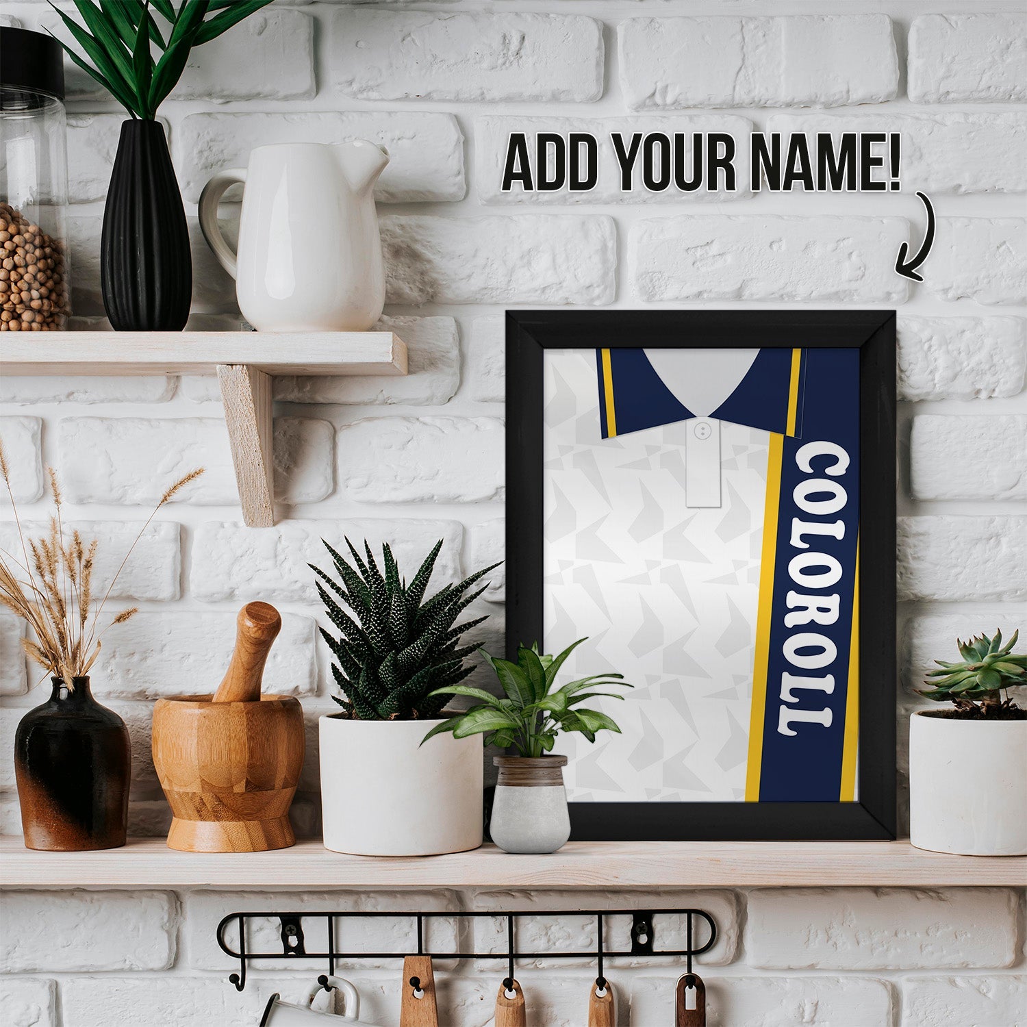 Personalised Preston - 1994 Home Shirt - A4 Metal Sign Plaque