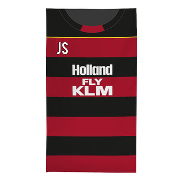 The Hoops - 1990 Away Shirt - Personalised Retro Lightweight, Microfibre Beach Towel - 150cm x 75cm