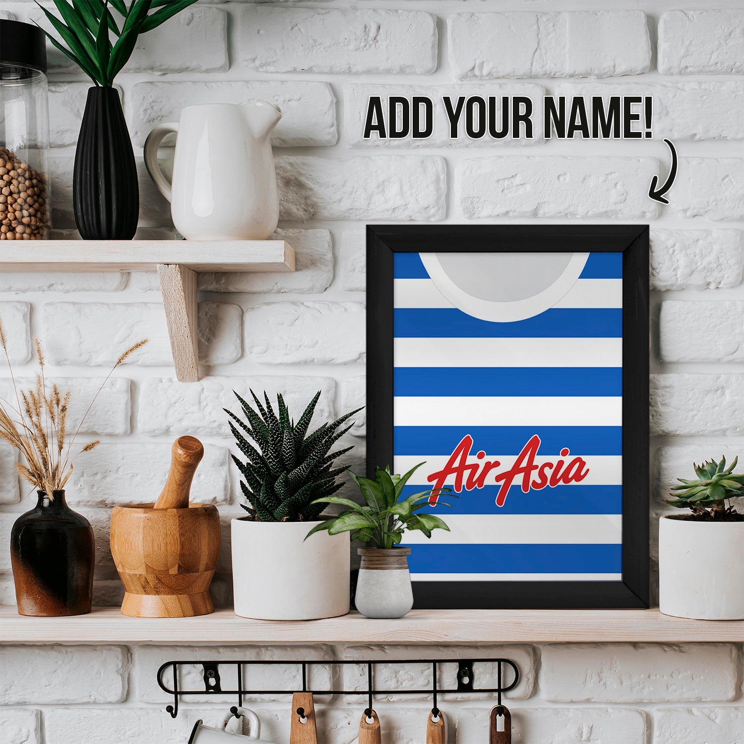 Personalised QPR - 2015 Home Shirt - A4 Metal Sign Plaque