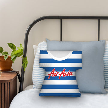 The Hoops - 2015 Home Shirt - Personalised Retro Shirt Cushion