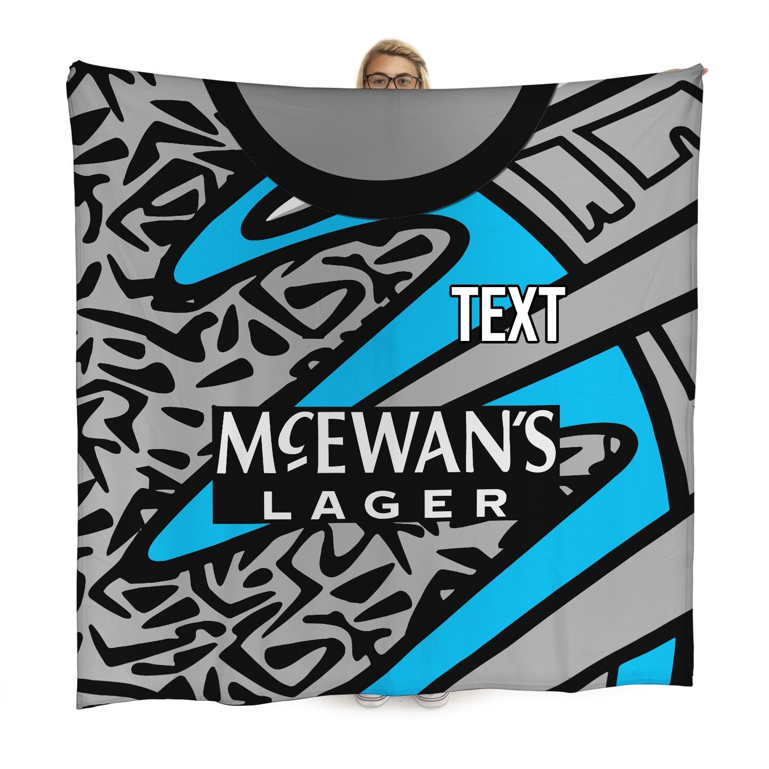 Rangers - 1995 GK Shirt - Personalised Retro Fleece Blanket