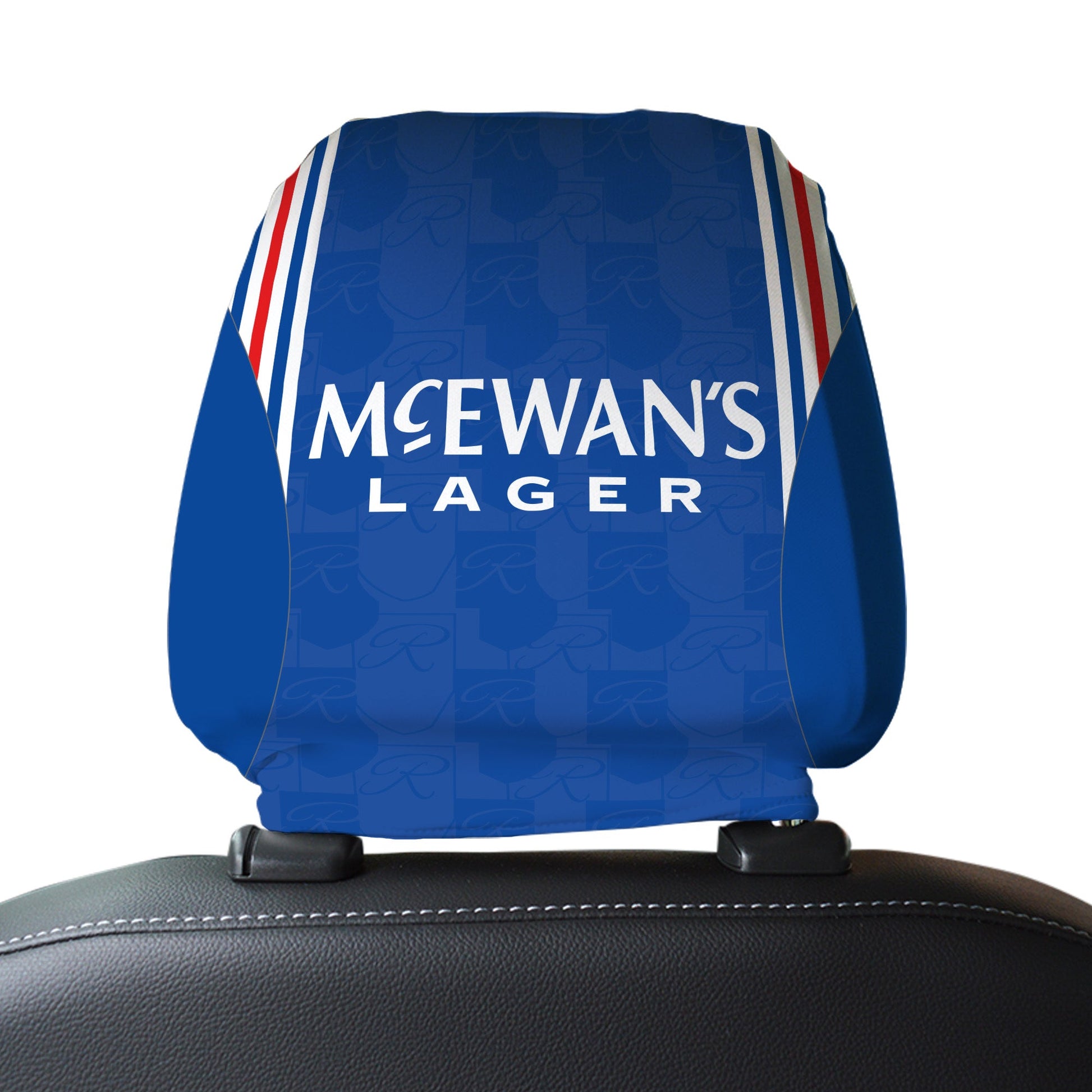 Rangers 1996 Home - Retro Football Shirt - Pack of 2 - Car Seat Headrest Covers