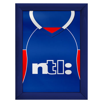 Personalised Glasgow Bears - 2001 Home Shirt - A4 Metal Sign Plaque - Frame Options Available