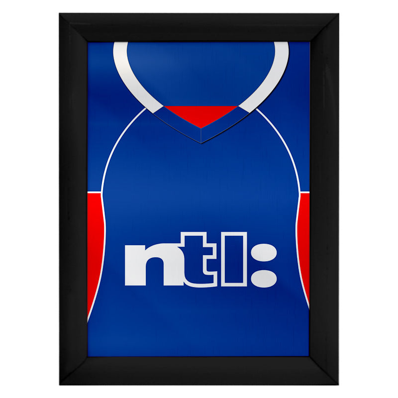 Personalised Ranger - 2001 Home Shirt - A4 Metal Sign Plaque