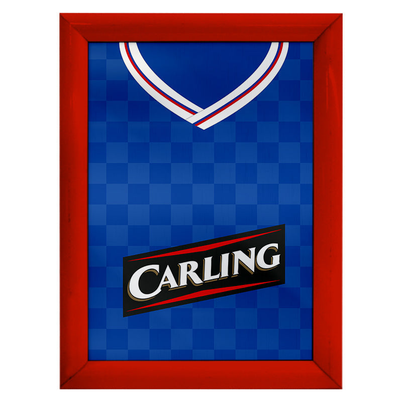 Personalised Ranger - 2009 Home Shirt - A4 Metal Sign Plaque