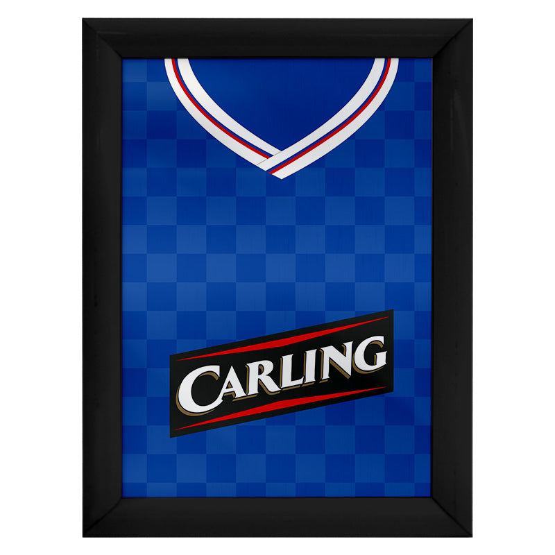 Personalised Ranger - 2009 Home Shirt - A4 Metal Sign Plaque