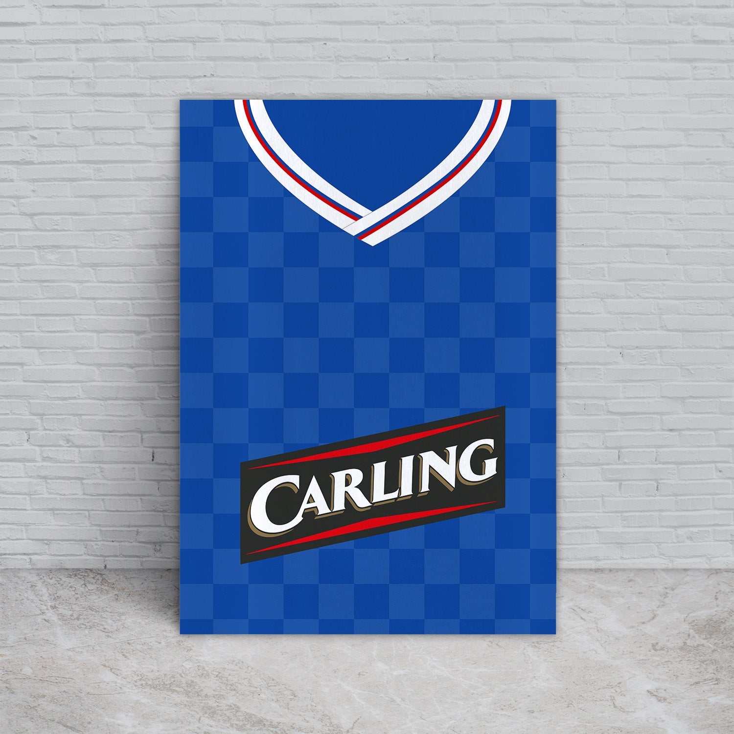 Personalised Ranger - 2009 Home Shirt - A4 Metal Sign Plaque