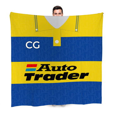 Reading  - 1992 Away Shirt - Personalised Retro Fleece Blanket