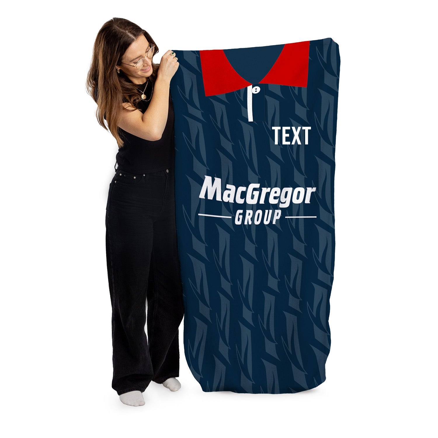 Ross County 1995 Home Shirt - Personalised Lightweight, Microfibre Retro Beach Towel