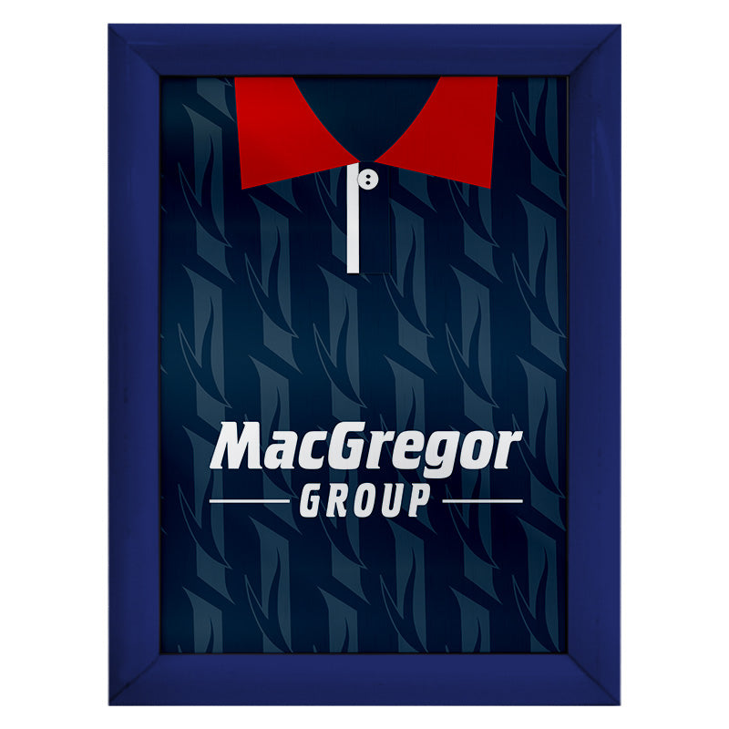 Ross County 1995 Home Shirt - A4 Personalised Metal Sign Plaque