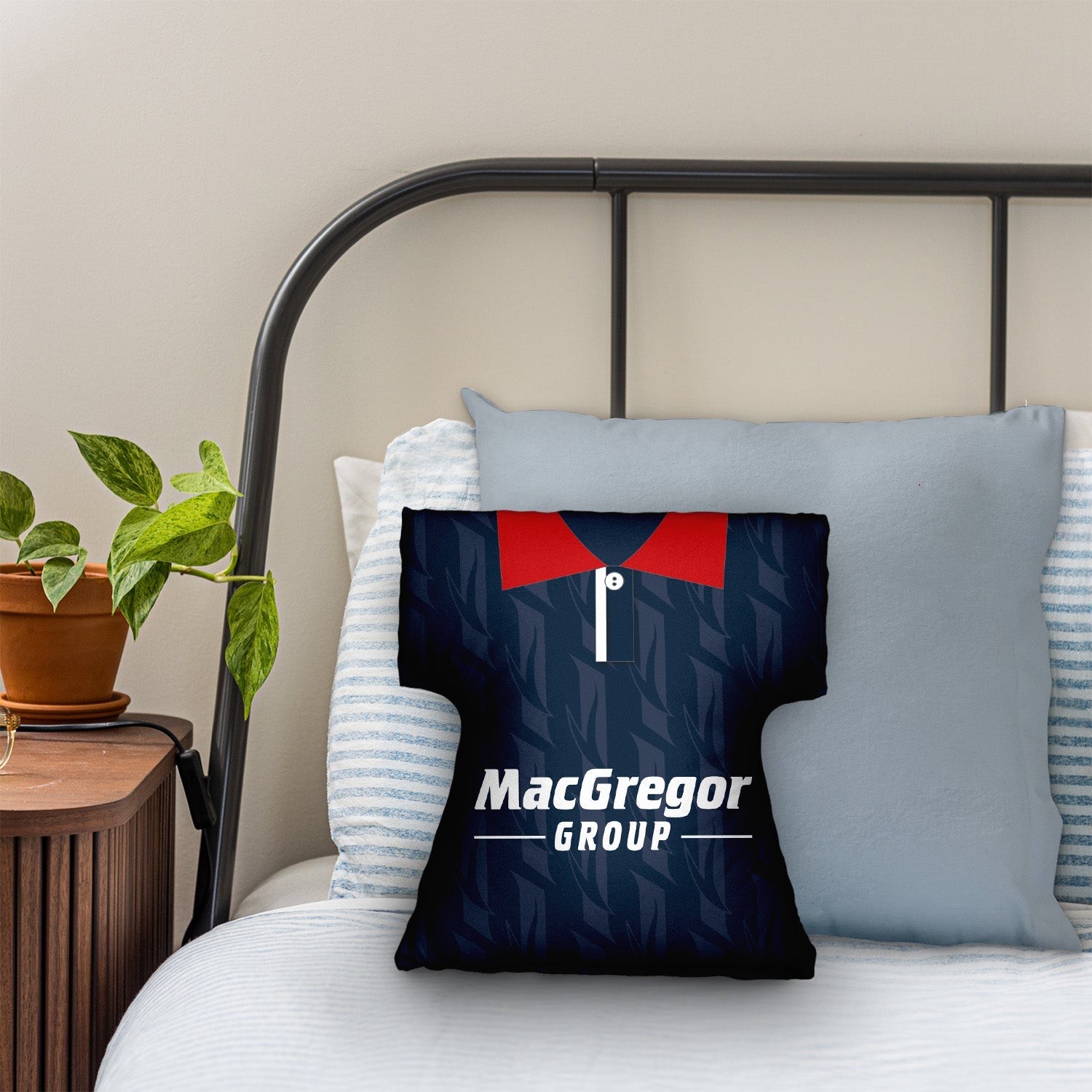 Ross County 1995 Home Shirt - Personalised Retro Shirt Cushion