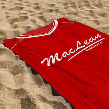 Ross County 2000 Away Shirt - Personalised Lightweight, Microfibre Retro Beach Towel