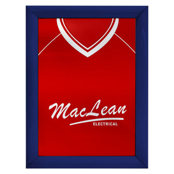 Ross County Retro 2000 Away Shirt - A4 Personalised Metal Sign Plaque - Frame Options Available