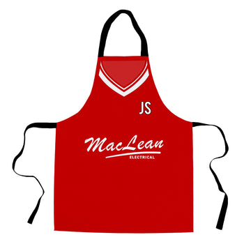Ross County Retro 2000 Away Shirt Apron - Personalised Retro Football Novelty Water-Resistant, Lazer Cut (no fraying) Light Weight Adults Apron