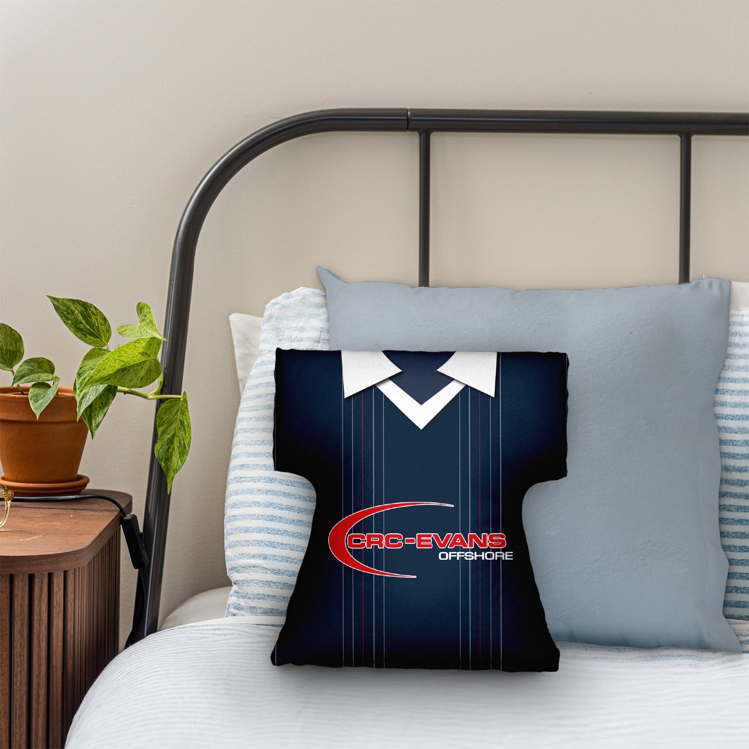 Ross County 2015 Home Shirt - Personalised Retro Shirt Cushion