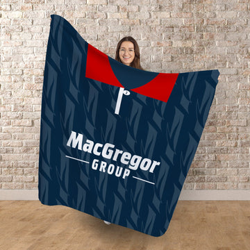 Ross County Retro 1995 Home - Personalised Retro Fleece Blanket 150cm X 150cm