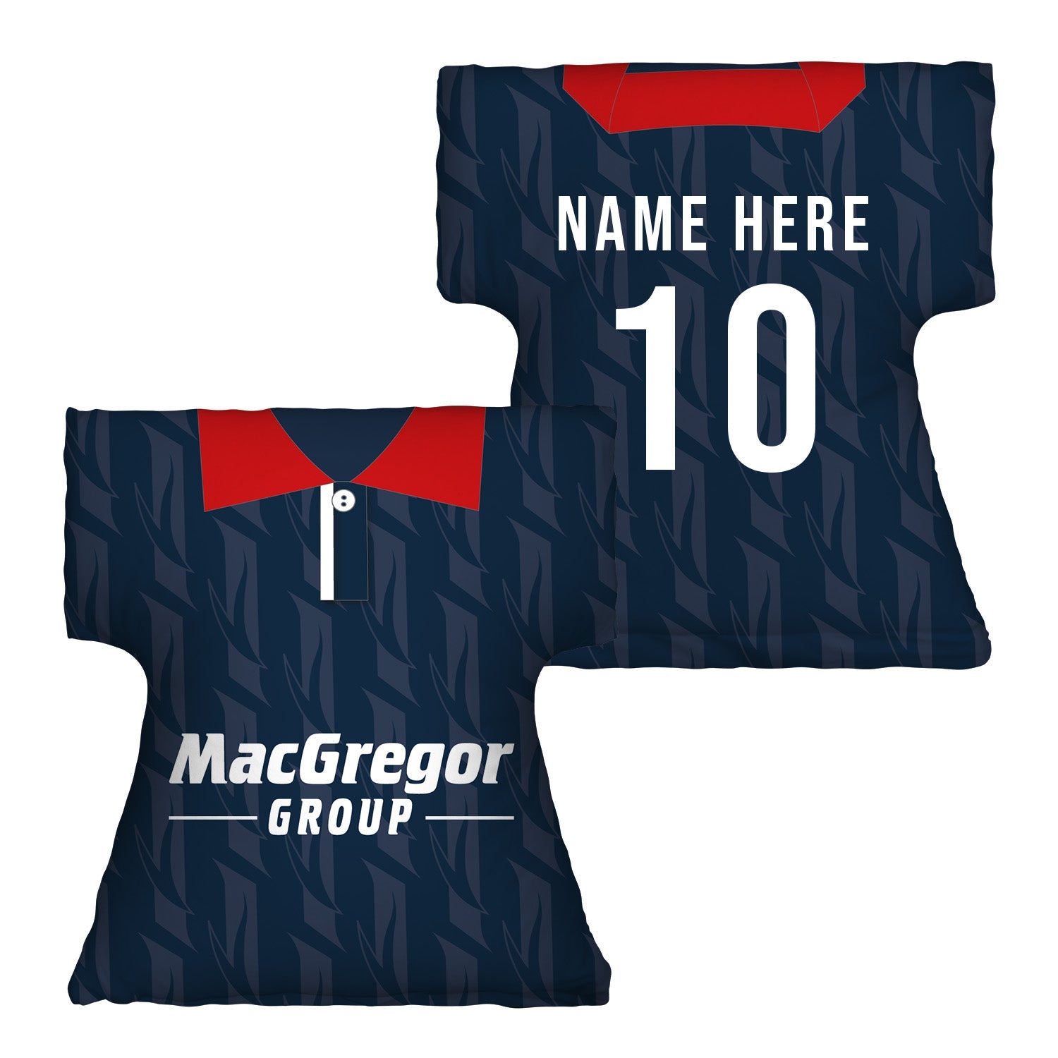 Ross County 1995 Home Shirt - Personalised Retro Shirt Cushion