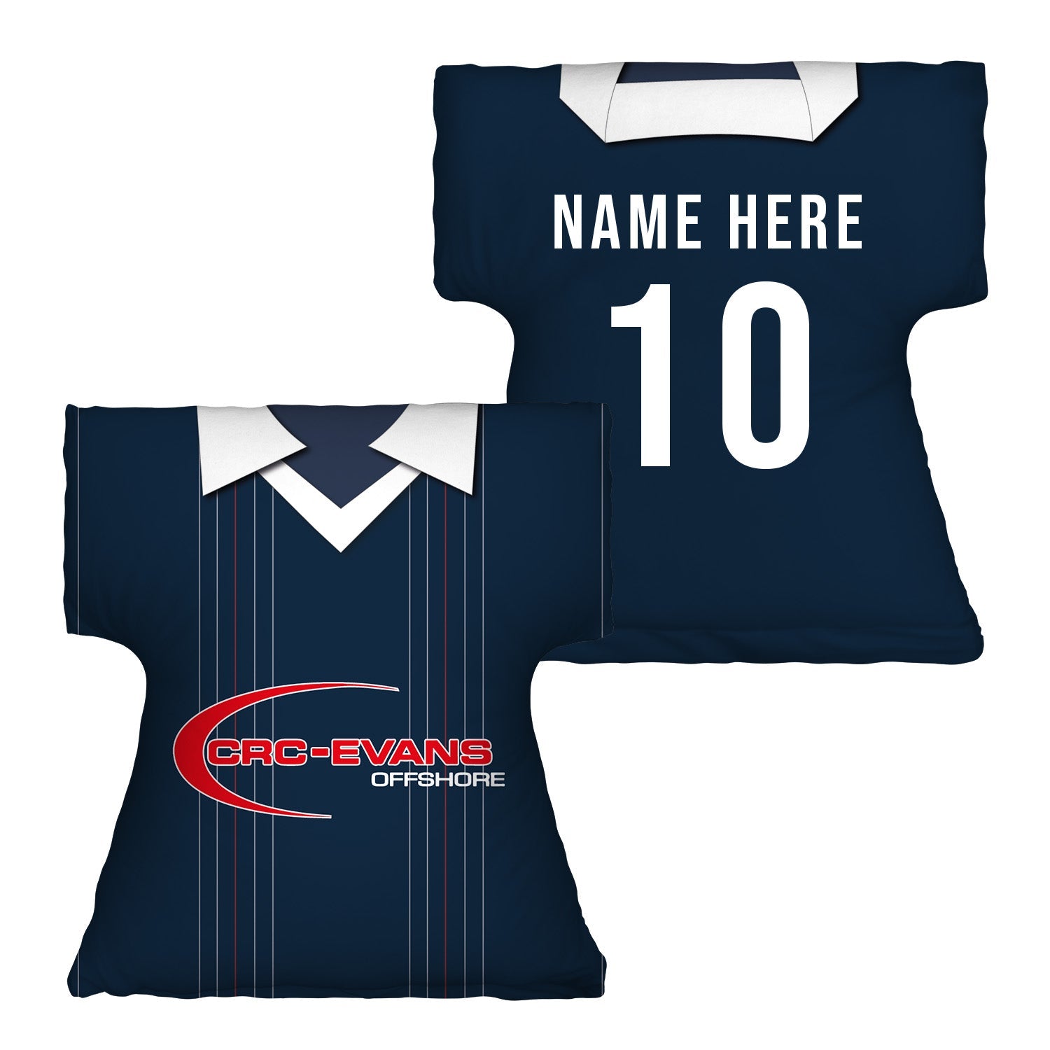 Ross County 2015 Home Shirt - Personalised Retro Shirt Cushion