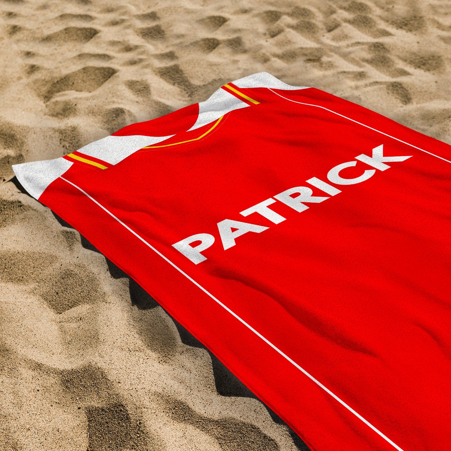Rotherham - 1984 Home Shirt - Personalised Retro Lightweight, Microfibre Beach Towel - 150cm x 75cm