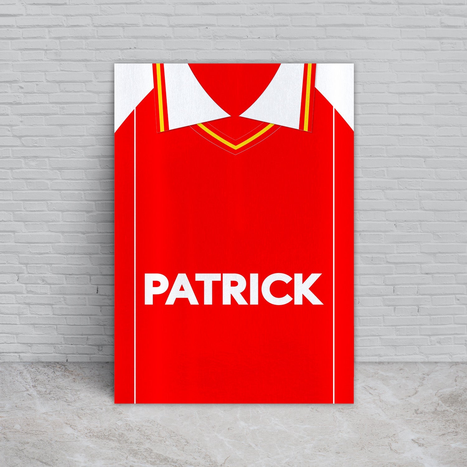 Personalised Rotherham - 1984 Home Shirt - A4 Metal Sign Plaque 