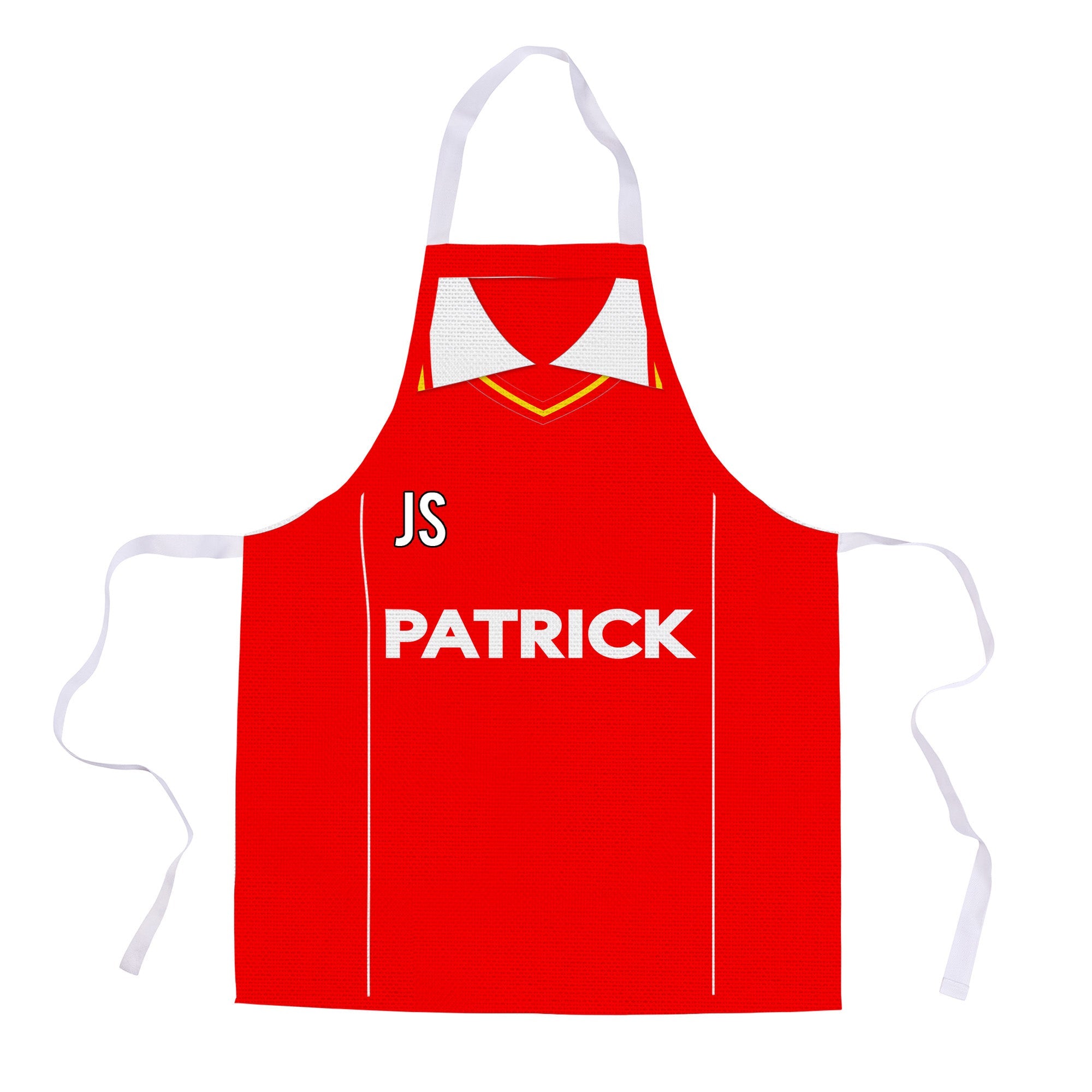 Rotherham - 1984 Home Shirt - Personalised Retro Football Novelty Water-Resistant, Lazer Cut (no fraying) Light Weight Adults Apron