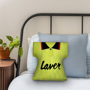 Sheffield - 1990 Away Shirt - Personalised Retro Shirt Cushion