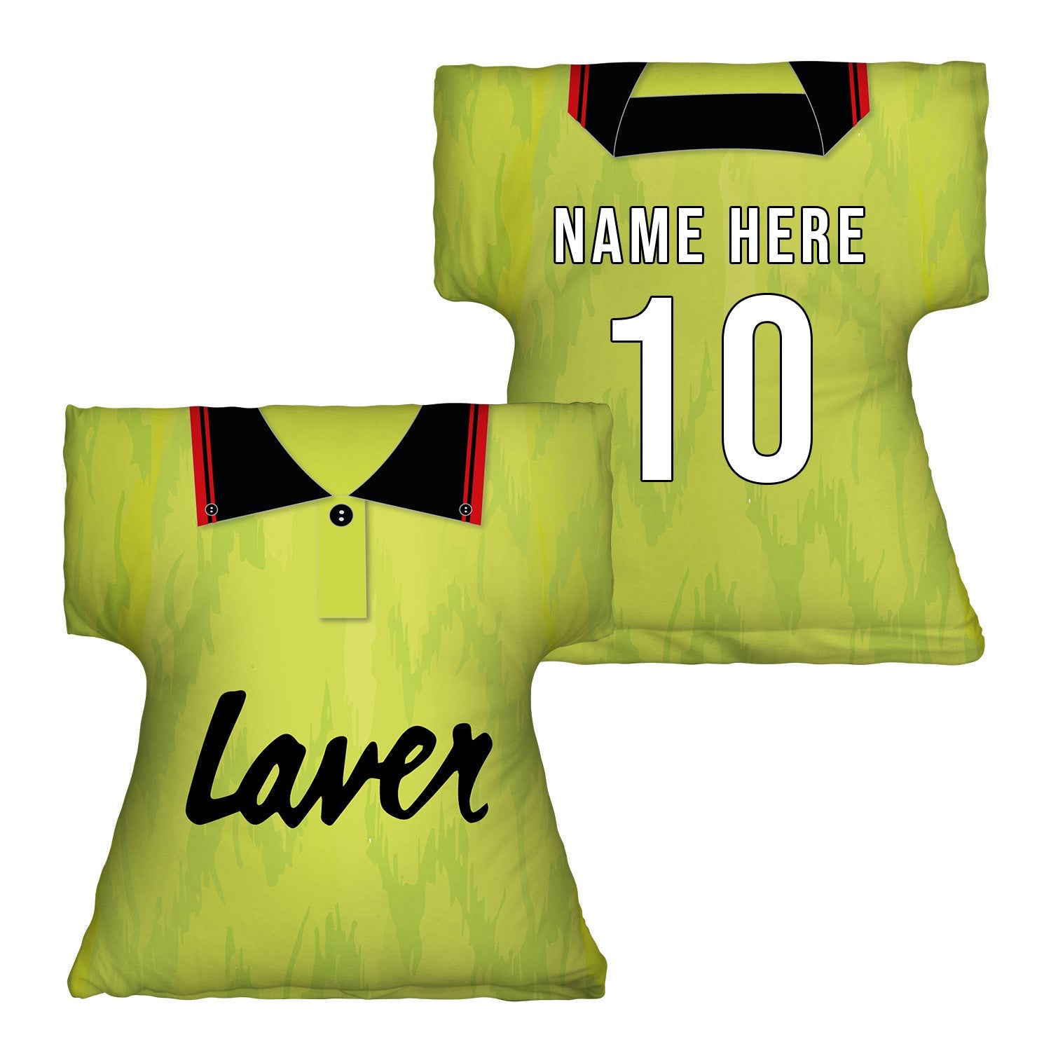 Sheffield - 1990 Away Shirt - Personalised Retro Shirt Cushion