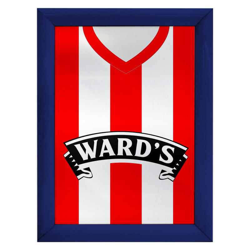 Personalised Sheffield - 1996 Home Shirt - A4 Metal Sign Plaque