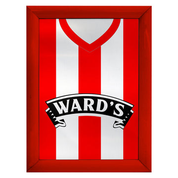 Personalised Sheffield - 1996 Home Shirt - A4 Metal Sign Plaque - Frame Options Available