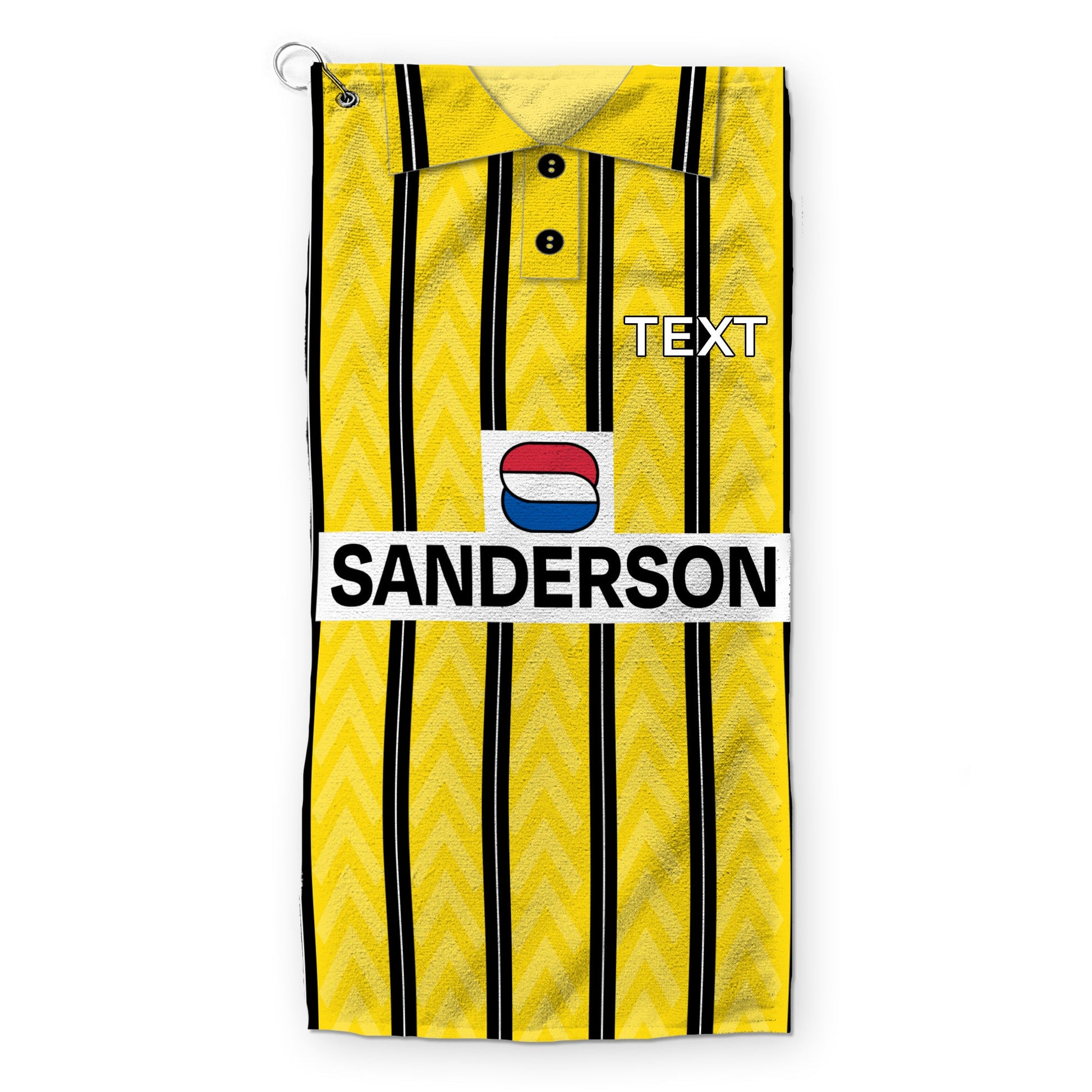 Sheffield Wednesday 1992 Away Shirt - Retro Lightweight, Microfibre Golf Towel