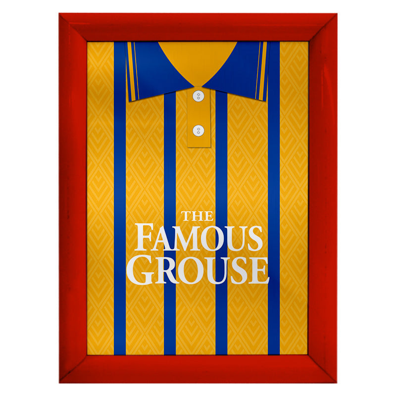 St Johnstone 1994 Away Shirt - A4 Personalised Metal Sign Plaque