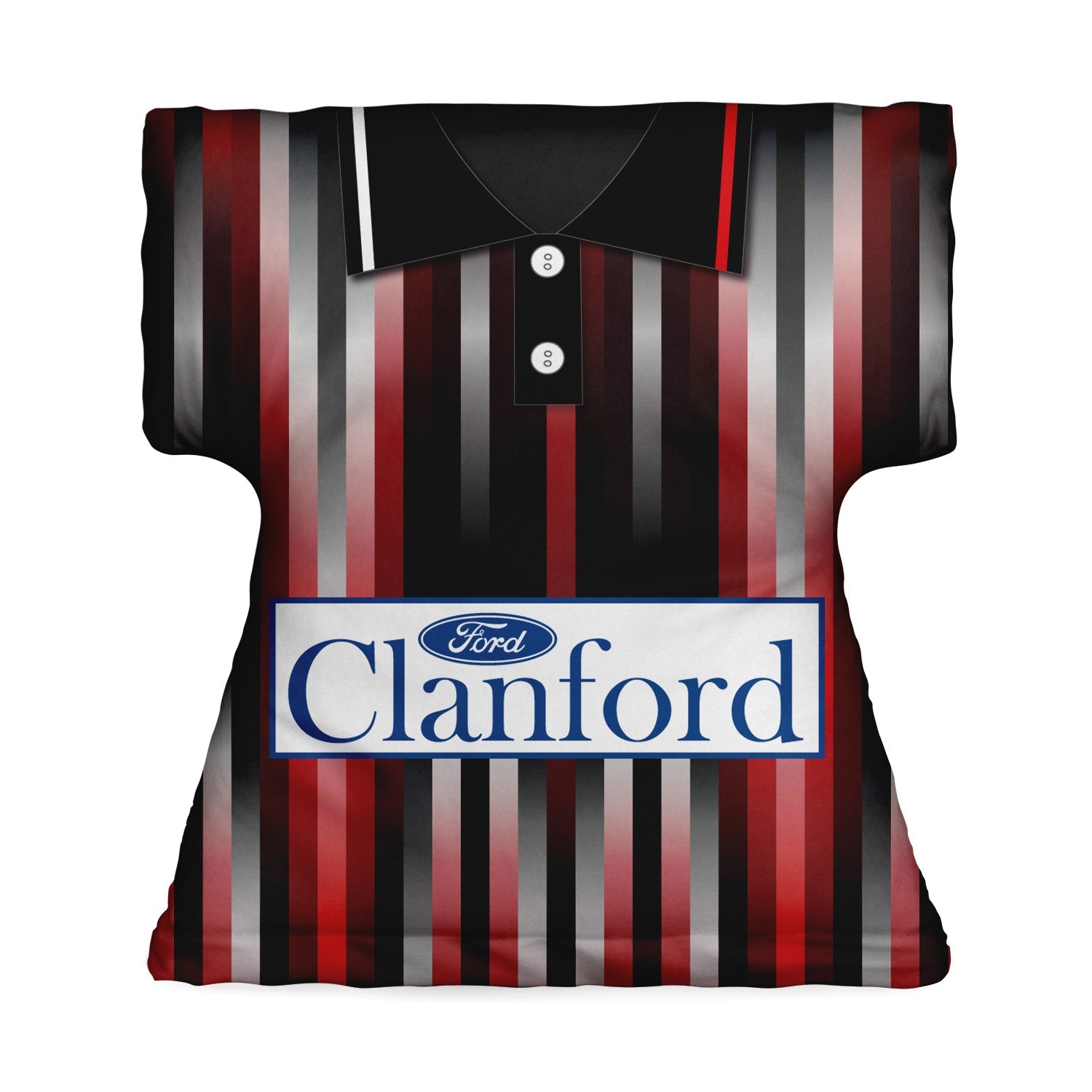 St Mirren 1994 Away Shirt - Personalised Retro Shirt Cushion