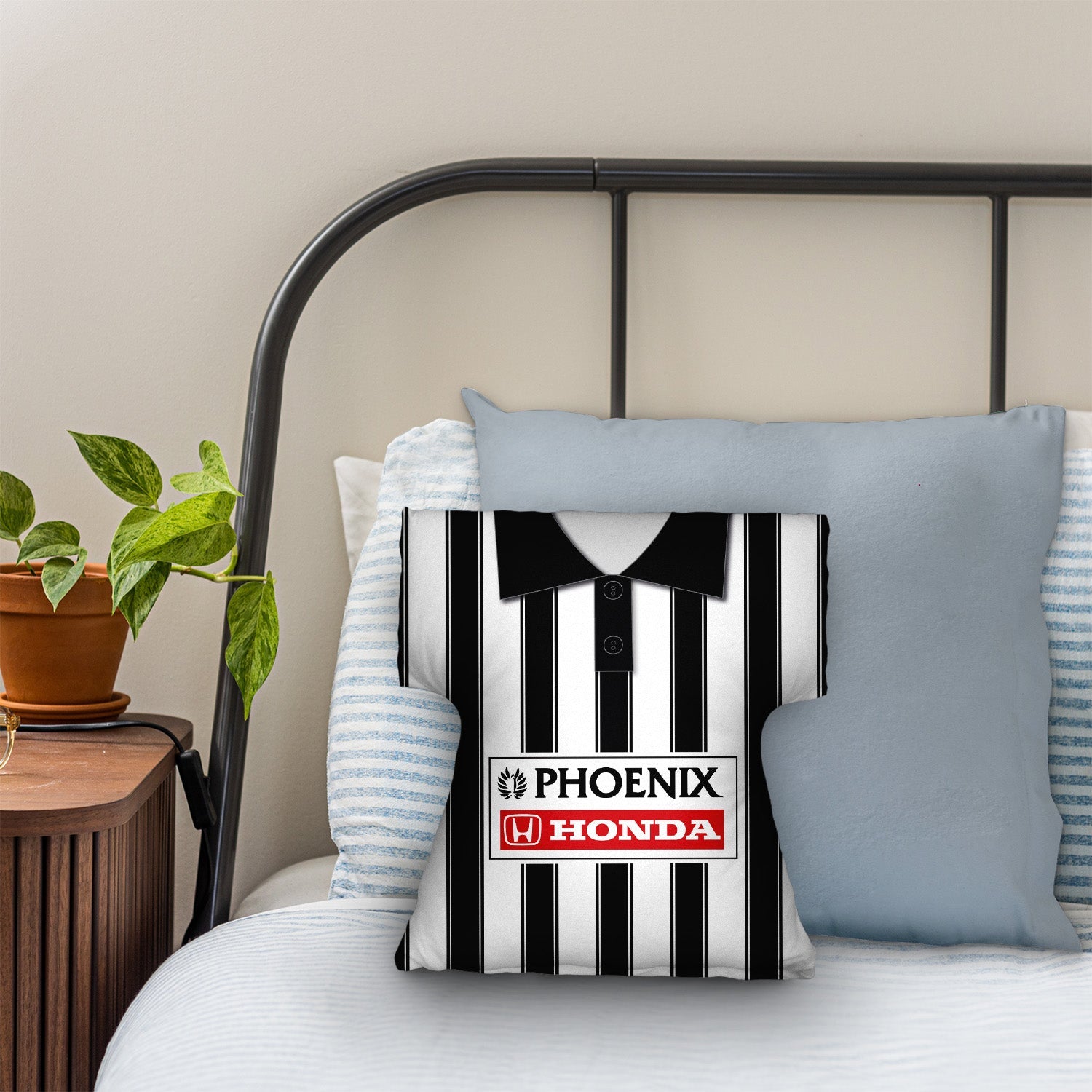 St Mirren 1995 Home Shirt - Personalised Retro Shirt Cushion