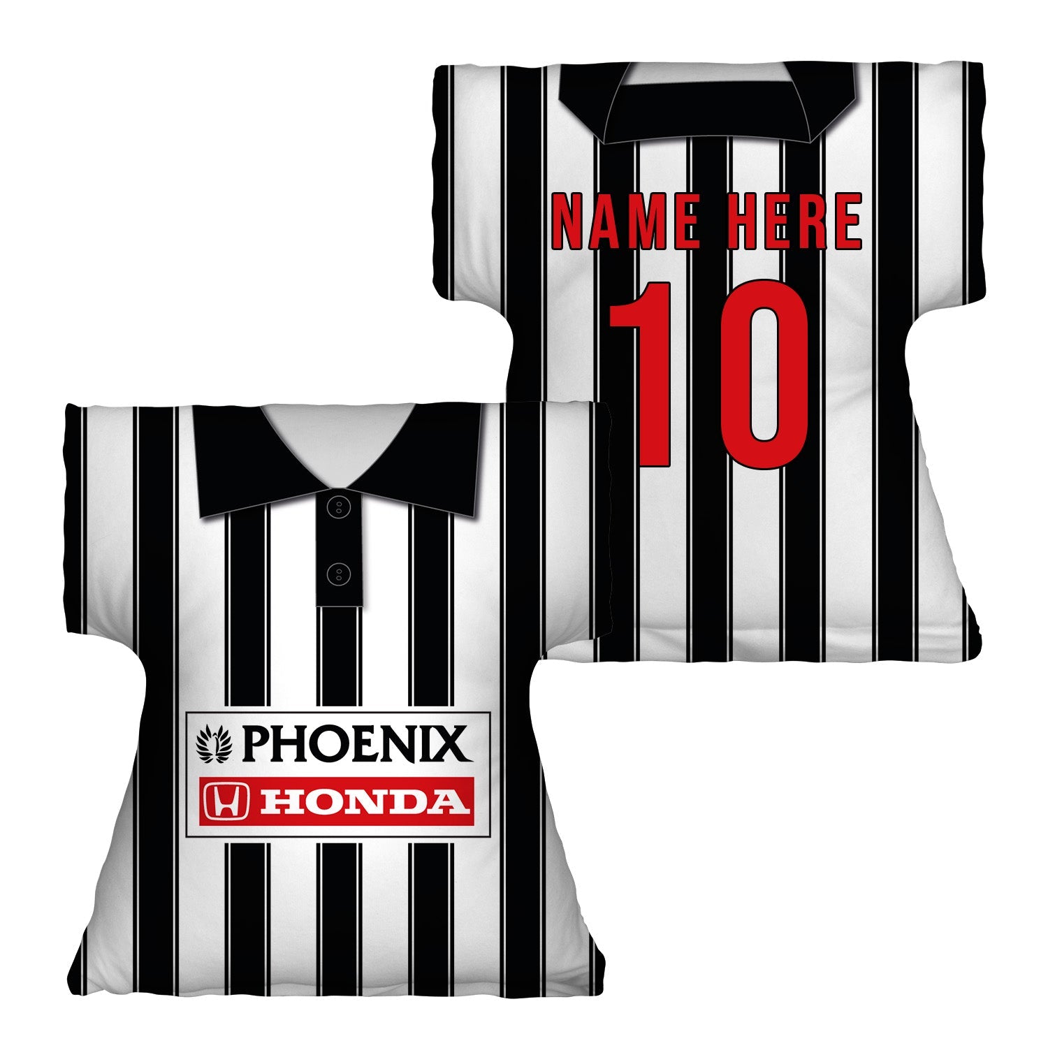 St Mirren 1995 Home Shirt - Personalised Retro Shirt Cushion