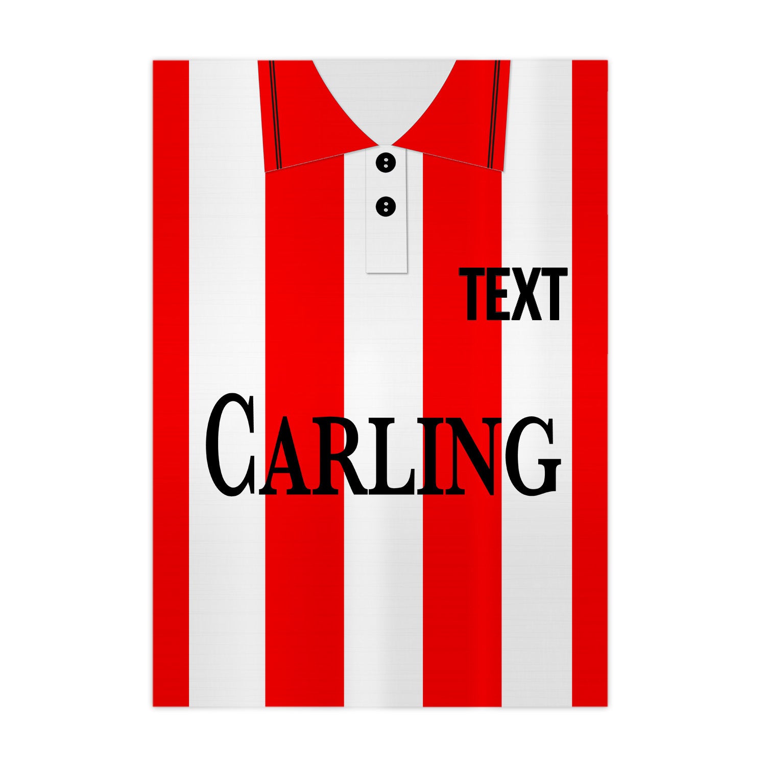 Personalised Stoke 1994 - Home Shirt - A4 Metal Sign Plaque - Frame Options Available