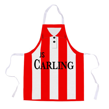 Stoke - 1994 Home Shirt - Personalised Retro Football Novelty Water-Resistant, Lazer Cut (no fraying) Light Weight Adults Apron
