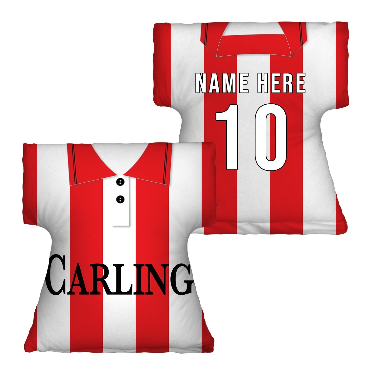 Stoke - 1994 Home Shirt - Personalised Retro Shirt Cushion