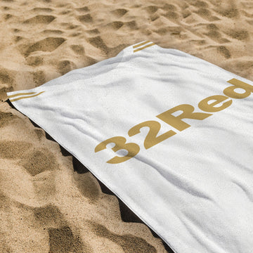 Swansea - 2012 Home Shirt - Personalised Retro Lightweight, Microfibre Beach Towel - 150cm x 75cm