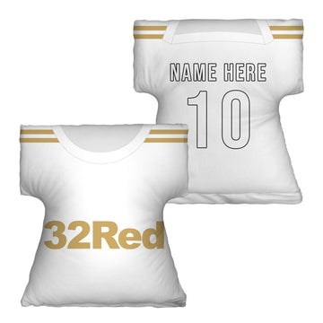 Swansea - 2012 Home Shirt - Personalised Retro Shirt Cushion